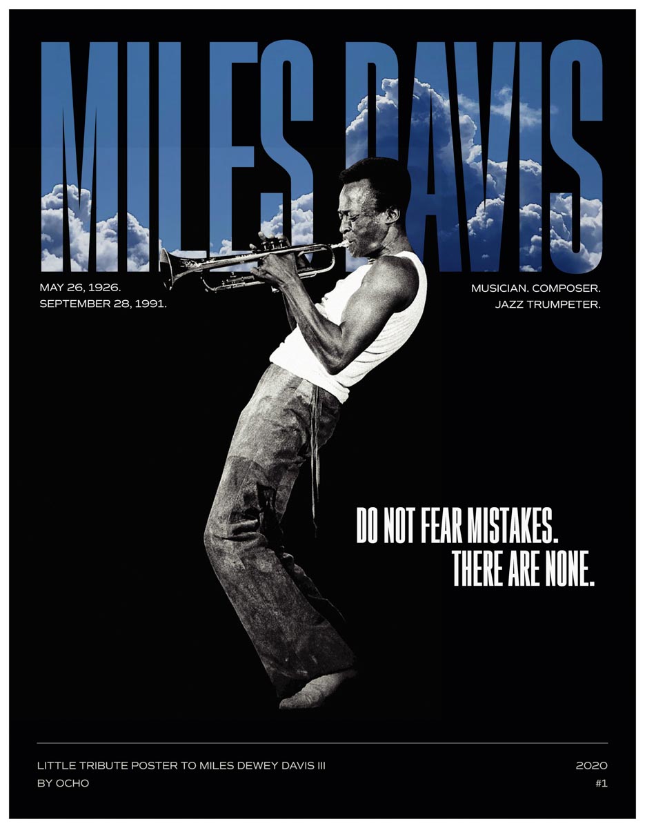 Little Tribute Posters - #1 Miles Davis