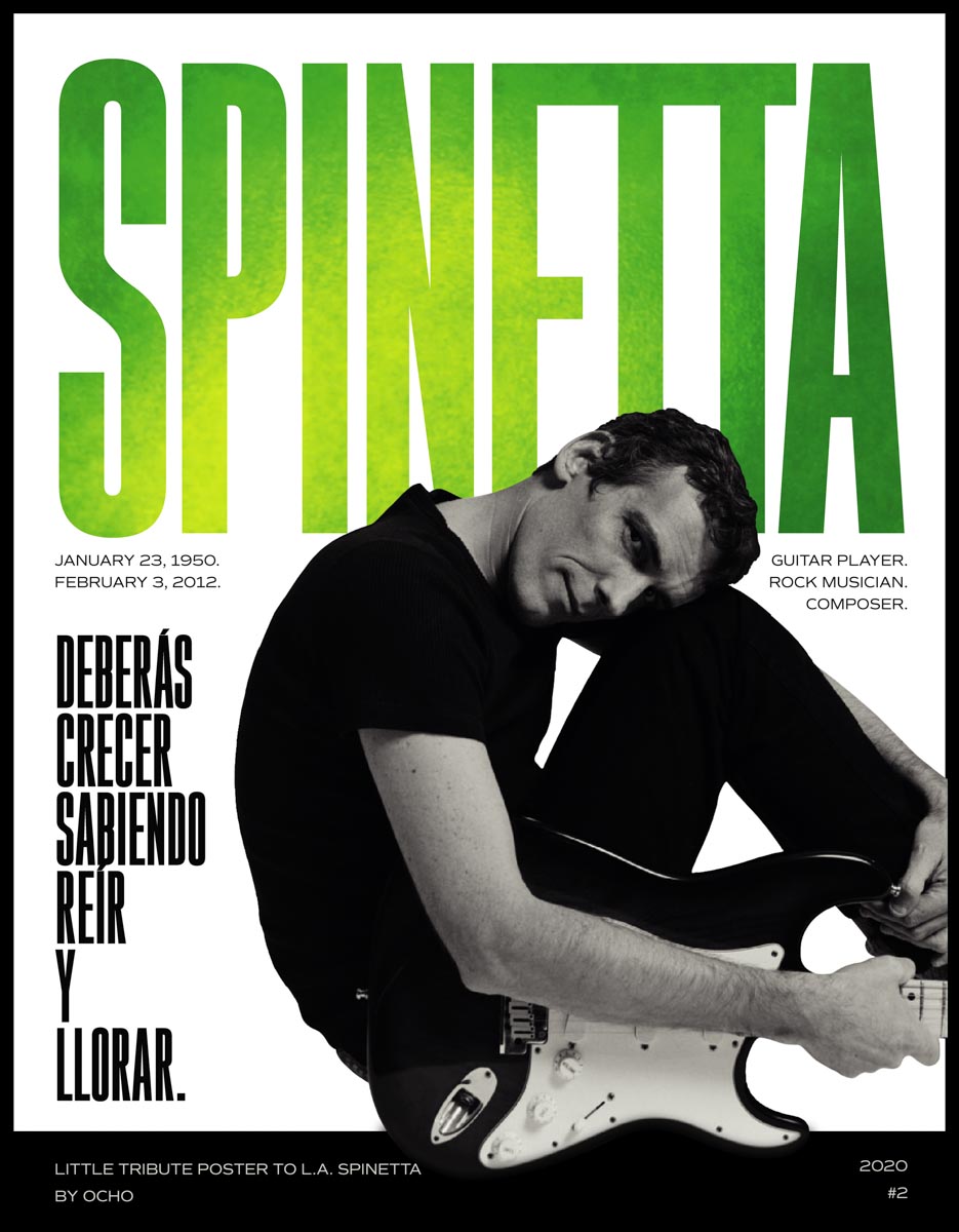 Little Tribute Posters - #2 Luis Alberto Spinetta