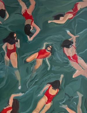 las nadadoras del hilo rojo