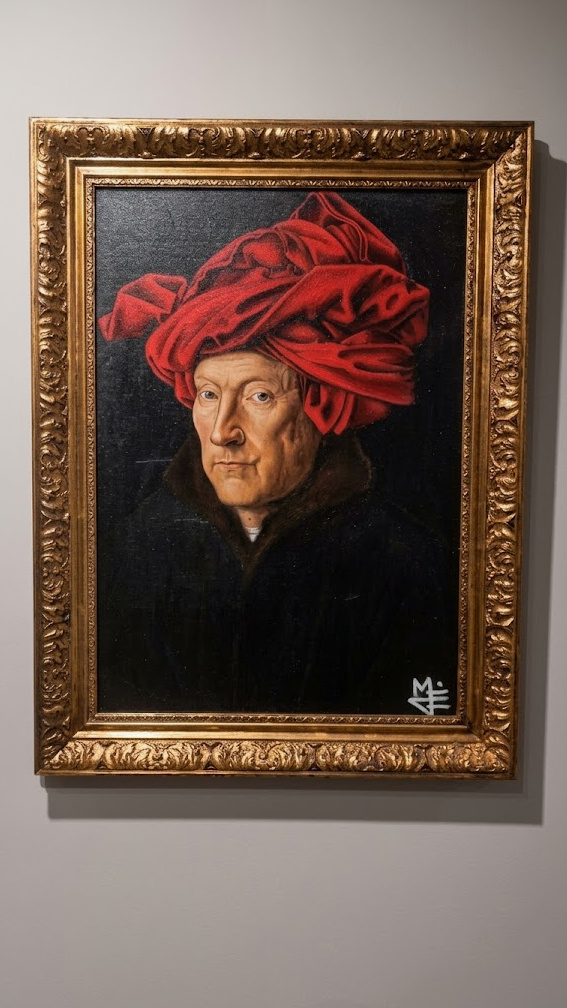 El Hombre del Turbante Rojo (Réplica) - Image 2